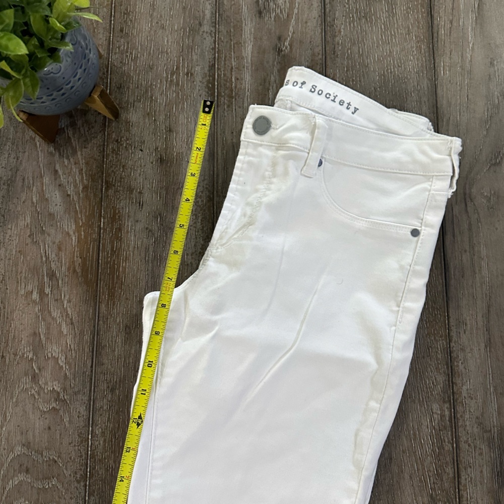 Articles Of Society Women's Crisp White Ankle Jeans - Picture 11 of 11
